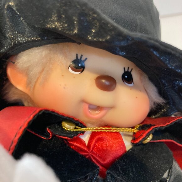 Monchhichi Halloween Ghost Dracula Monkey Doll Plush Toy Sekiguchi Japan - Picture 8 of 14